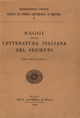 Saggi sulla letteratura italiana del Seicento.